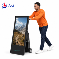 Affichage publicitaire LCD 32 pouces 2000 nits Lecteur multimédia intelligent Android en forme de A Portable 8-12 heures