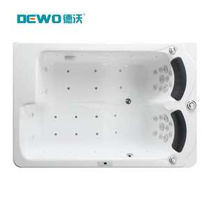 豪華なアクリル1人屋内ワールプールマッサージ浴槽滝ヨーロッパスタイル2人アクリルマッサージ浴槽 - Product Image 5