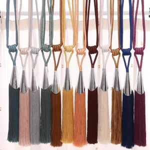 Specialized in the production of custom curtain tassel with ball hanging tassel