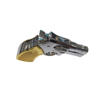USB Flash Drive Bentuk Pistol Metal Profesional Buatan Pabrik, Kapasitas 1GB/2GB/4GB/8GB/16GB/32GB, USB 2.0, Produk Terbaru