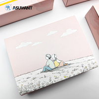Boîte cadeau romantique en papier rigide avec impression couleur personnalisée, boîte à tiroir coulissant, emballage pour demande en mariage ou Saint-Valentin
