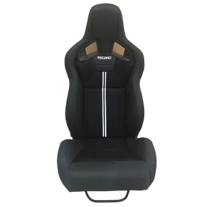 Sièges <span class=keywords><strong>de</strong></span> course universels à dossier en fibre <span class=keywords><strong>de</strong></span> verre en daim noir - Product Image 3