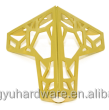 Pieds de canapé en fer à motif de couleur or de luxe CY-128 Chengyu pieds de meubles en métal prix d'usine supports de canapé élégants