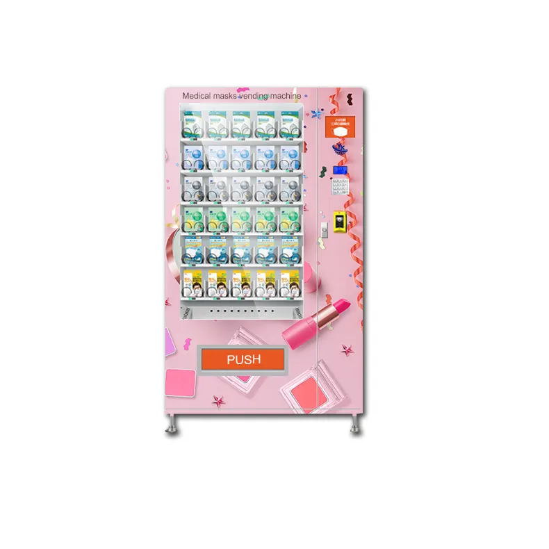 Rosa Snack automaten Maschine für <span class=keywords><strong>Einzelhandel</strong></span> artikel