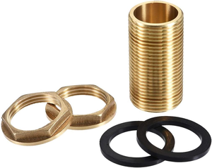 Adaptador de unión de doble extremo con rosca macho G1 y juntas de <span class=keywords><strong>sellado</strong></span> de silicona a juego para mangueras de tanques de agua - Product Image 4