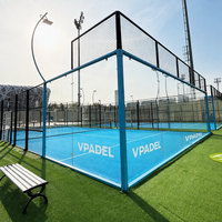 Cancha de Pádel Panorámica Completa de la Mejor Calidad a Precio de Fábrica para Parques al Aire Libre y Comunidades Residenciales
