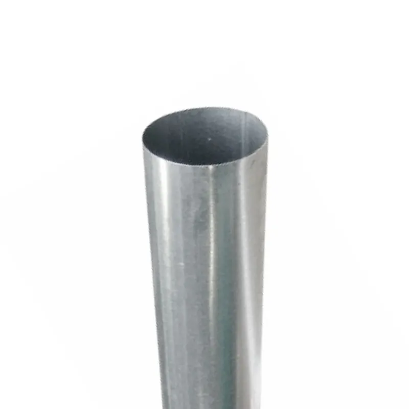 Fabricante honesto de acero galvanizado Downspout canalón decorativo Downspout Plain Round Downspout