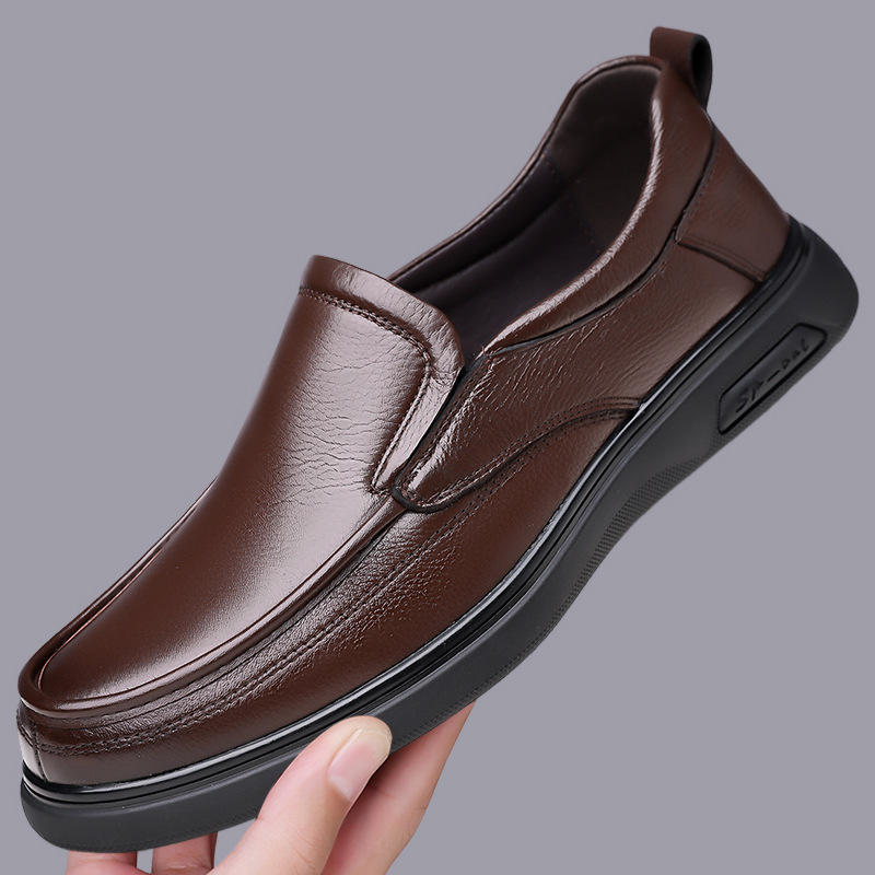 Brown  lace-up style