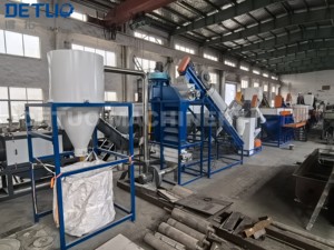 200 kg/giờ nhựa Chai PET tái chế dòng rửa với PLC hệ thống điều khiển chai nhựa máy giặt - Product Image 4