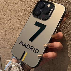 Funda Protectora para Teléfono con Diseño de la Número 7 del <span class=keywords><strong>Madrid</strong></span>, en TPU, con Pintura UV Mate, Resistente a Golpes, para 12/13/14/15/16/17 - Product Image 4