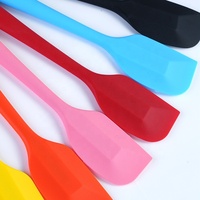 Outils de pâtisserie en silicone de qualité alimentaire résistant à la chaleur, compatibles avec le four et le lave-vaisselle, crème colorée, spatule à beurre pour mélanger