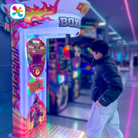 Funspace Guangzhou Factory Wholesale Coin Operated Arcade Electronic Ultimate Boxing Sports Boxing Punching Game Machine