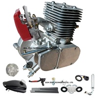 Kit de Motor de Bicicleta de Gasolina de 100cc, Motor de 2 Tiempos YD100 para Bicicletas