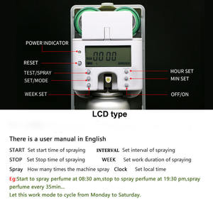 Diffusore Automatico di Profumo Ecologico con Display LCD, Montaggio a Parete, Deodorante per Ambienti con Lavanda per Hotel, Spray Rinfrescante per l'Aria - Product Image 6