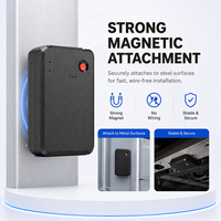 Pelacak GPS OEM ODM Buatan Khusus W07 4G 2G GPRS GSM Nirkabel SOS Tahan Air Magnet Kuat Pelacakan Armada Truk Kompatibel PC
