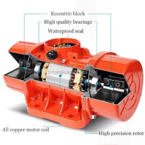 Vibrateurs centrifuges monophasés 220 V CA 50 Hz, 7500 kg, pour épandage de fumier et de céréales, 80 lb VDC, pour mélangeur de camion-benne, motovibrateurs haute fréquence - Product Image 3