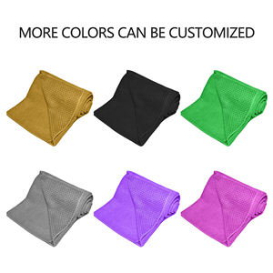 منشفة سادة لليوغا والصالة الرياضية من البوليستر بتخفيضات كبيرة ، مقاس مخصص ، غير قابل للإنزلاق - Product Image 6