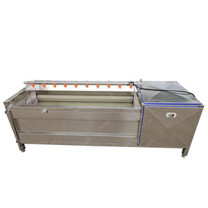 Rau sắn khoai tây cà rốt gừng làm sạch rửa máy lột với tạp chất chức năng đánh bóng với CE - Product Image 4