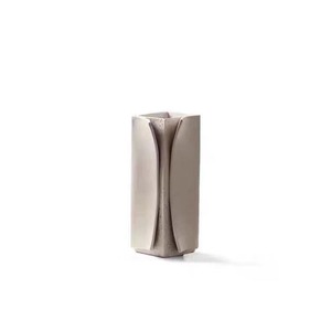 Jarrón de Metal Decorativo de Diseño Artesanal <span class=keywords><strong>para</strong></span> Sala de Estar, Decoraciones de Boda, Festivales, Jarrón de Metal en Forma de <span class=keywords><strong>Cubo</strong></span> - Product Image 5
