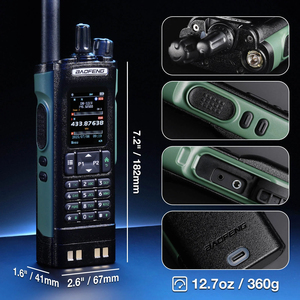 เครื่องส่งรับวิทยุแบบดิจิตอล Baofeng DM-32UV UHF 433.87638MHz IP65 กันน้ำ ระยะ 10 กม. คีย์บอร์ดเต็มรูปแบบ ควบคุมด้วย GPS และ VOX - Product Image 1