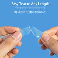 Bande adhésive transparente en PE de qualité médicale, respirante, facile à déchirer, pour pansements chirurgicaux et premiers secours