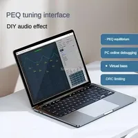 Carte amplificateur de puissance DSP BT 5.0 40W*2 Stéréo avec réglage des aigus, prise en charge de la division de fréquence et du logiciel de réglage