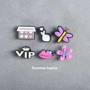 Accessori in PVC morbidi con ciondolo per <span class=keywords><strong>scarpe</strong></span> 2024 da cartone animato piccoli bottoni decorativi sulle <span class=keywords><strong>scarpe</strong></span> da te per studenti sono staccabili - Product Image 6