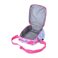 Sac à déjeuner isotherme en polyester à paillettes sirène pour filles, avec fermeture éclair, étanche, réutilisable, pour l'école, vente en gros