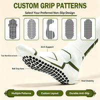 Chaussettes de football antidérapantes avec design montant jusqu'au genou, chaussettes de football personnalisées pour l'entraînement et les matchs, tissu respirant