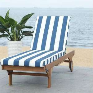 Tumbona de jardín portátil de tela de nailon, sombrilla ajustable de <span class=keywords><strong>mar</strong></span>, cama de playa de madera, venta al por mayor - Product Image 1