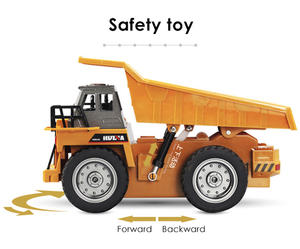 <span class=keywords><strong>HUINA</strong></span> <span class=keywords><strong>1540</strong></span> — pelle RC 1/18 2.4G 6CH, Version en alliage, camion à benne, véhicules de Construction, jouets, offre spéciale, nouvelle collection - Product Image 2