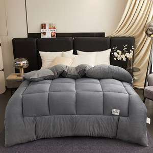 New Style Soft Luxury Winter <strong>Quilt</strong> 100% Polyester Fleece <strong>Bedding</strong> with Washable Breathable Design - Product Image 2