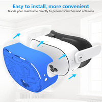 Étui de protection VR pour Meta Quest3s host silicone material cover lens game accessories custom meta quest 3 quest3s accessories