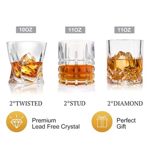 Vasos de Vidrio Clásicos para Cócteles, Vasos Lowball, Vasos Transparentes para Bourbon, Whisky, Scotch, Ron y Jugos - Product Image 2