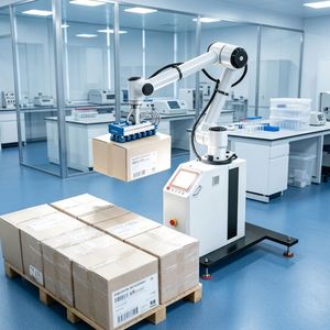 Robot collaboratif de palettisation à haute efficacité, cobot articulé vertical à 6 axes, charge utile de 40 kg avec servomoteur TCP - Product Image 1