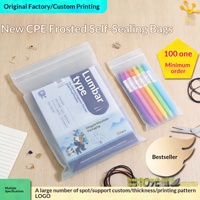 Sacs Ziplock CPE Personnalisés en Plastique Givré Transparent Anti-Odeur Refermables avec Logo pour Vêtements et Emballage