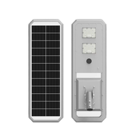 Lampadaires solaires LED pour autoroute en aluminium étanches IP66, panneau PV monocristallin 100W pour routes et parkings, certifiés CE