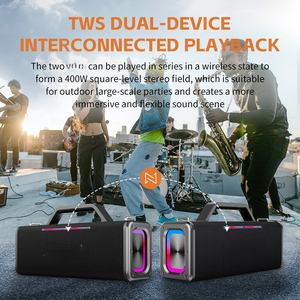 200W Loa Với Hai Micro Xách Tay Loa Không Dây Với Microphone PA Hệ Thống RGB LED Máy Cho Người Lớn - Product Image 5