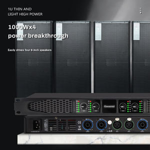 Gooermi R200 Professional 1000W 2 canaux 1U Amplificateur de puissance Système de son <span class=keywords><strong>pour</strong></span> la maison KTV Karaoké Récepteur et amplificateurs - Product Image 3