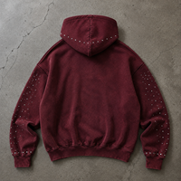 Hoodies Hommes Premium Personnalisables de Luxe en Strass – Vente en Gros de Streetwear de Haute Qualité