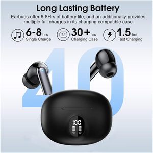 Wholesale Noise Cancelling for 5.3 Type-C <b>Wireless</b> In-Ear Earbuds LED IPX4 Waterproof Bass Boost for iPhone for - Product Image 4