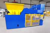 Machine mobile de fabrication de blocs de béton QMY18-15 avec moteur de pompe PLC, ligne de production automatique hydraulique complète et mobile pour blocs creux