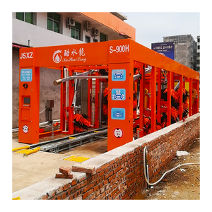 Version mise à jour de la machine de lavage de voitures entièrement automatique de type tunnel continu pour station-service, capable de nettoyer plus de véhicules simultanément XCM - Product Image 1