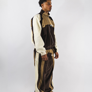 Conjunto de chándal con estampado personalizado de nailon para hombre XL Plus, pantalones con capucha de invierno, fabricante de retazos - Product Image 6