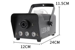 Máquina de Humo Portátil de 500W con Luces LED RGB, Control Remoto, <span class=keywords><strong>Mini</strong></span> Máquina de Humo para Escenarios, Halloween, Bodas, Fiestas y Festivales - Product Image 5