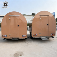 Camion de restauration extérieur personnalisable pour pop-corn, café et pizza VIN
