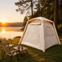 Carpa Inflable Impermeable de Lujo para 3-4 Personas, Plegable, Portátil, de Montaje Rápido, para Camping al Aire Libre, para las Cuatro Estaciones, Venta al Por Mayor