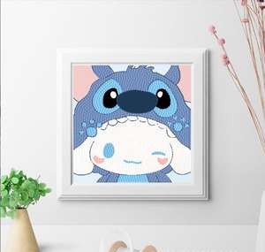 Décoration murale pleine perceuse dessin animé cristal animal encadré diamant peinture sur <span class=keywords><strong>toile</strong></span> - Product Image 3
