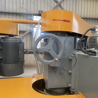 Machine de calibrage continu à double tête JULUN pour le nivellement des dalles de granit, épaisseur fixe, 30 kW, 380 V, max 100 mm