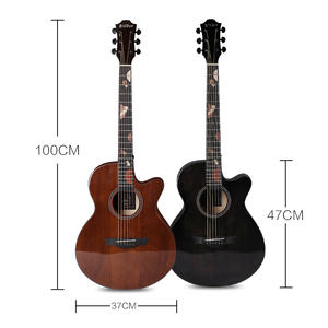 Fábrica al por mayor 41 pulgadas guitarra de abeto bajo guitarra acústica instrumentos musicales - Product Image 4